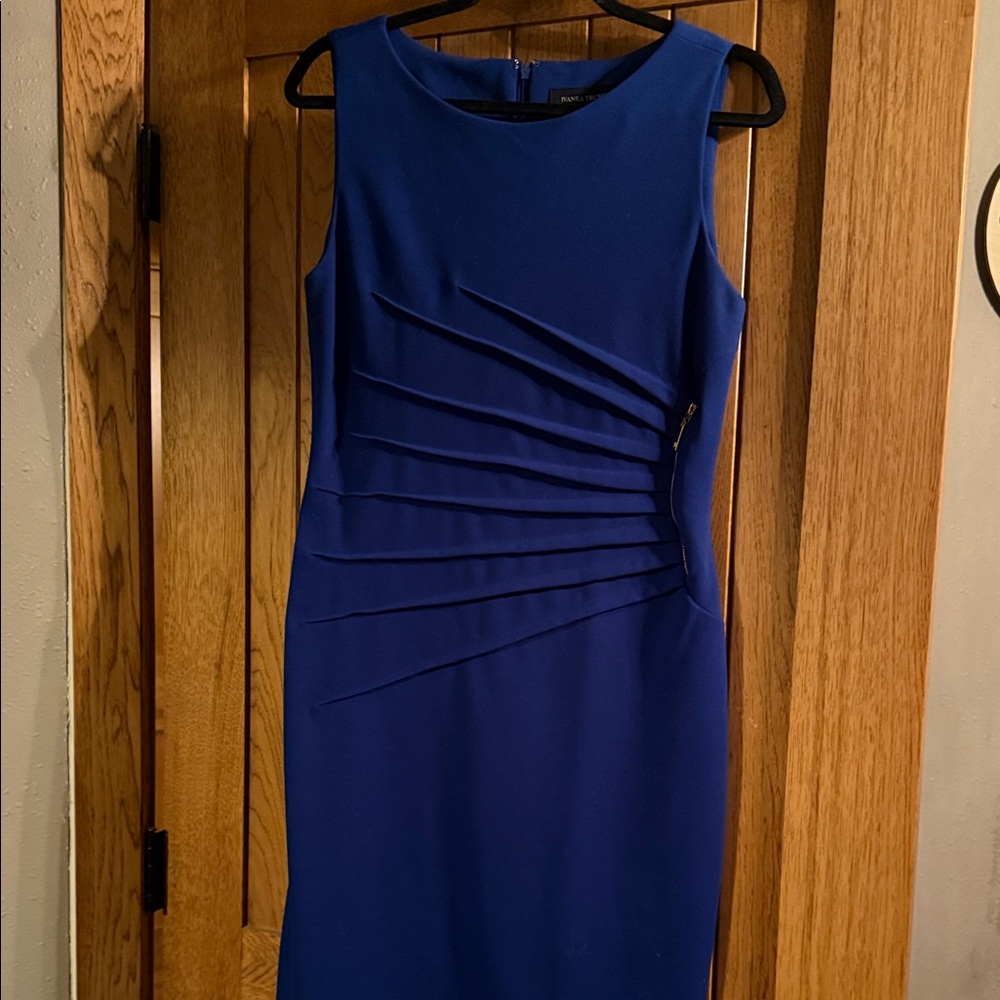 Ivanka Trump Royal Blue Midi Dress